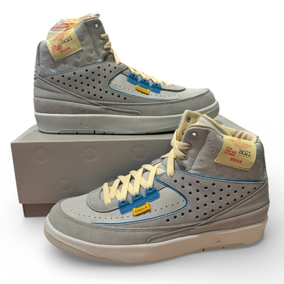 NEW Air Jordan 2 Retro SP x Union LA Grey Fog Men’s 9 NWT w/ box